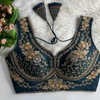 Tew Heavy Pure Soft Roman Silk Embroidery Work Blouse Collection Wholesale Online